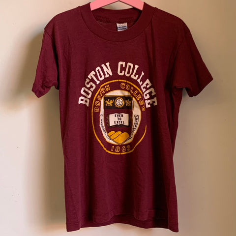 Vintage Boston College Shirt Youth M