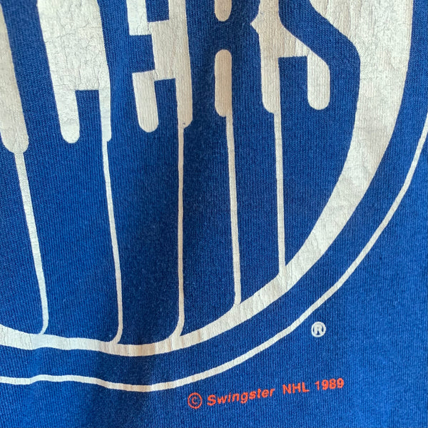 Vintage Edmonton Oilers Shirt Swingster S