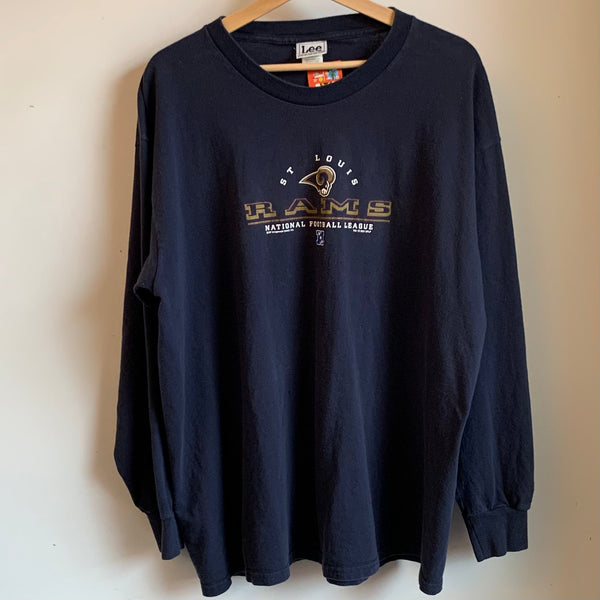 Vintage St. Louis Rams Shirt Long Sleeve XL Laundry