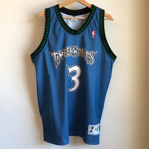 Vintage Stephon Marbury Minnesota Timberwolves Jersey L