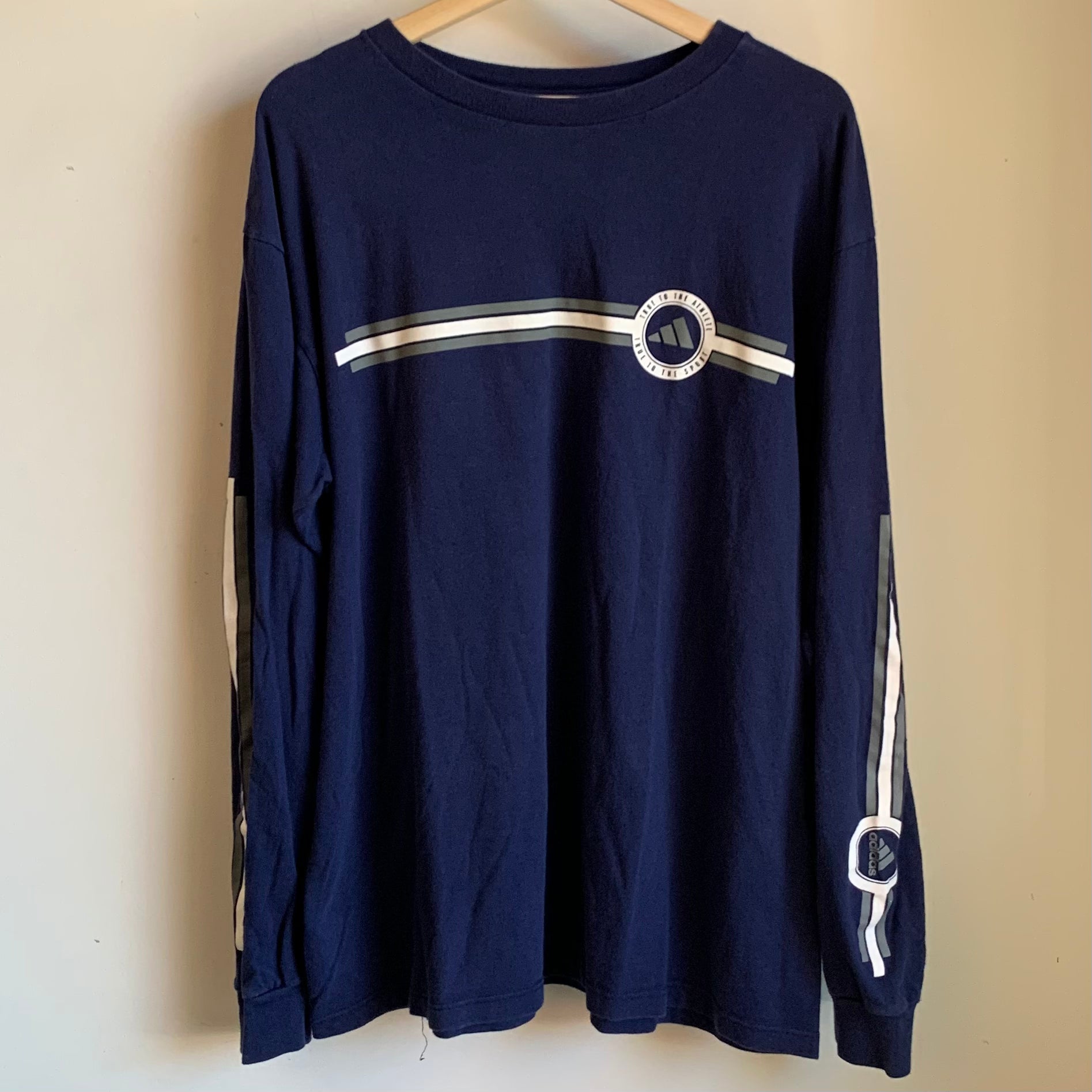 Adidas vintage long sleeve on sale