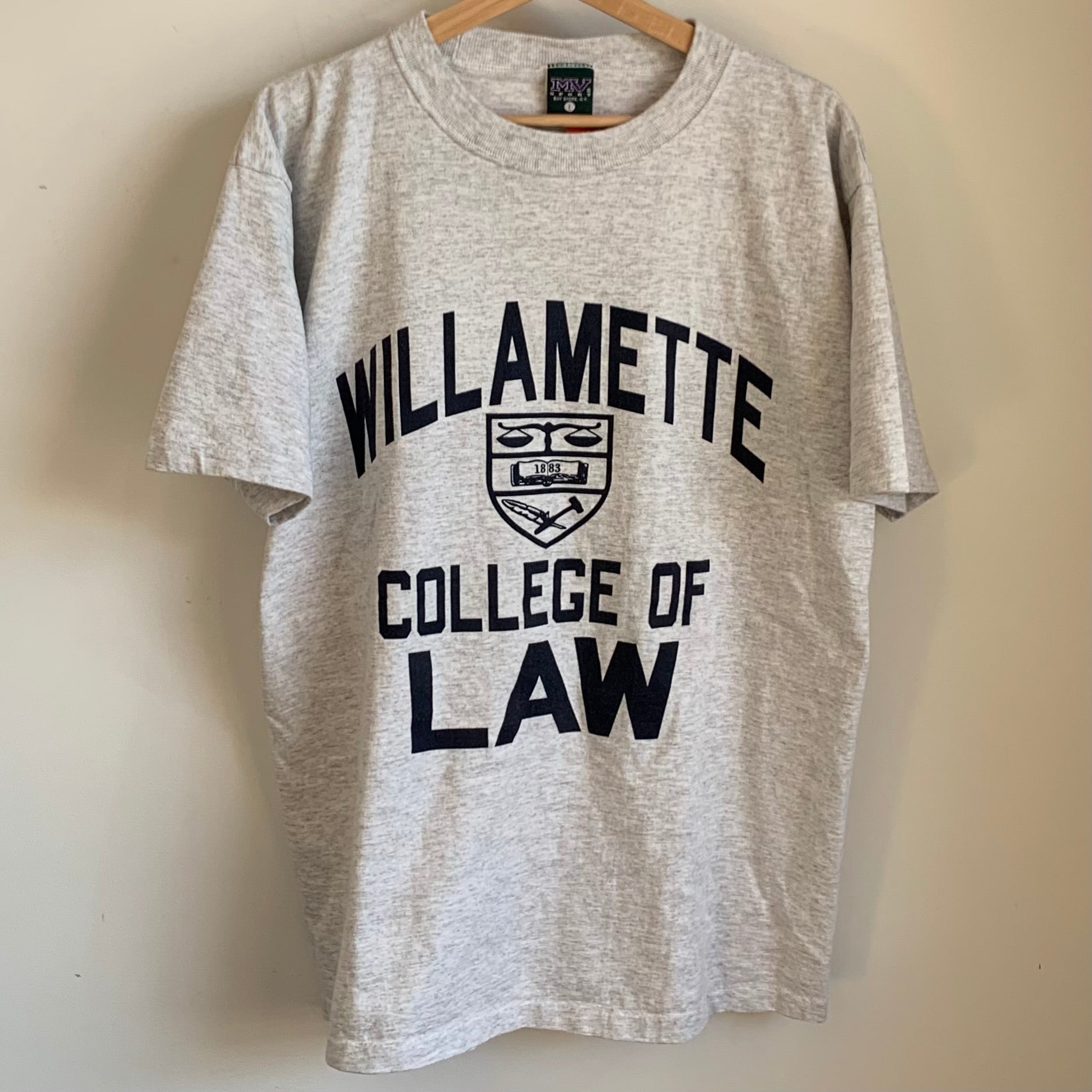 Vintage Willamette College Of Law Shirt L