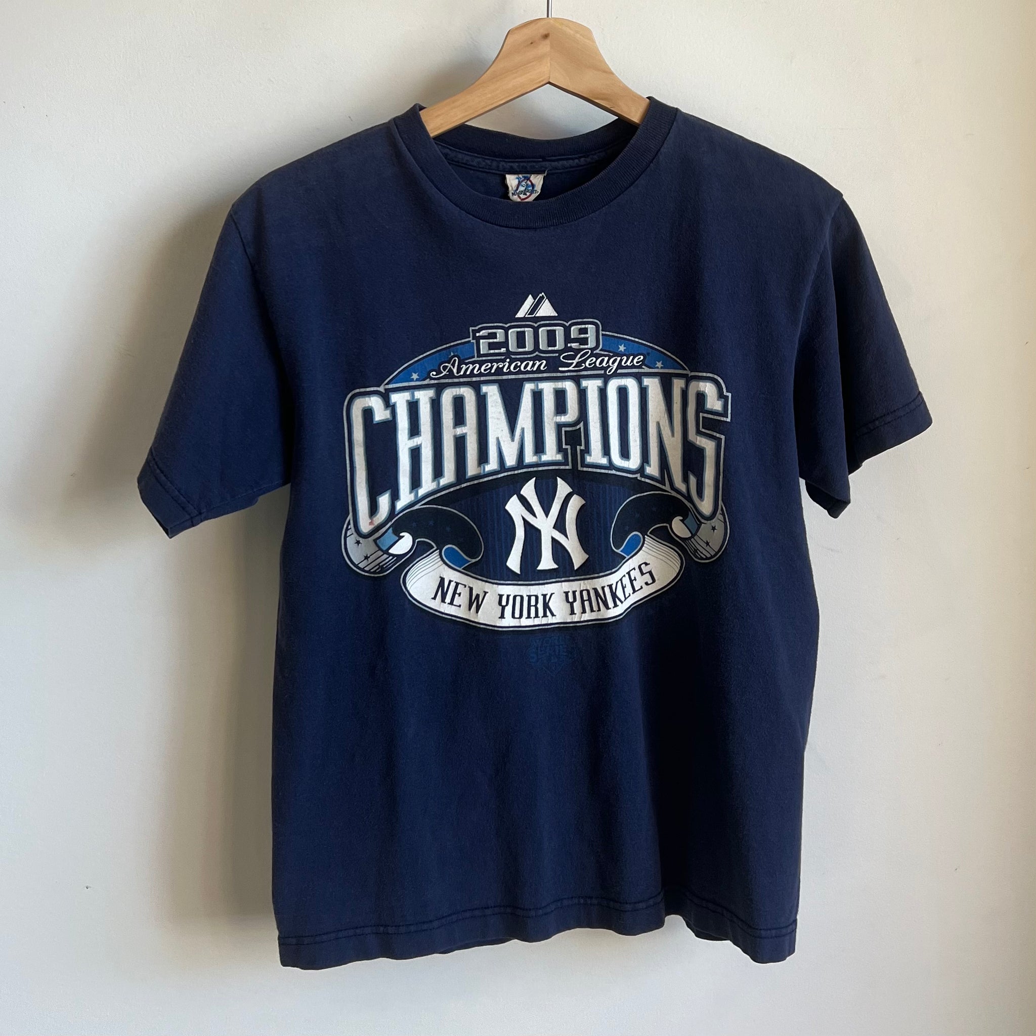 New York Yankees 2009 American League Champions Navy Tee shirt
