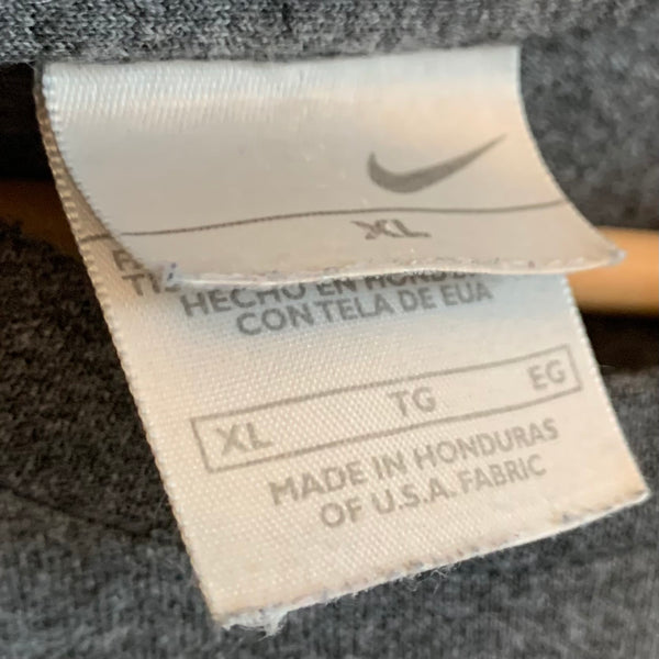 Nike White Logo Grey Shirt