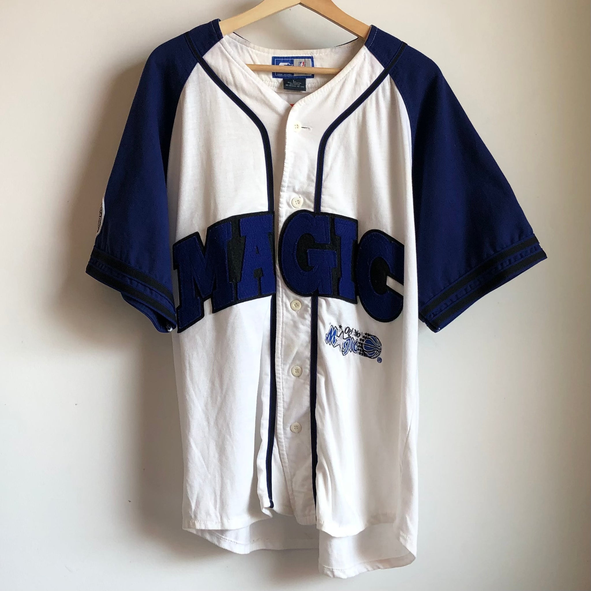 Vintage Orlando Magic Baseball Jersey L