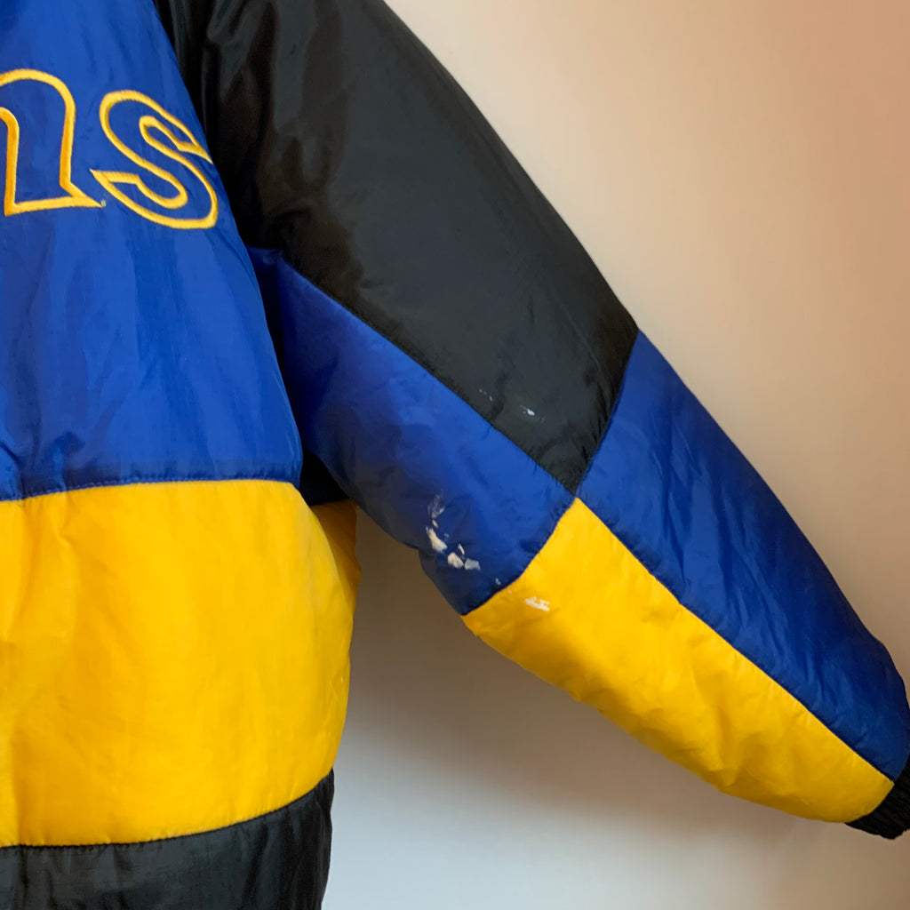 Vintage Pro Player 90's NFL St Louis Rams Reversible Puffer Jacket Blu –  Chop Suey Official