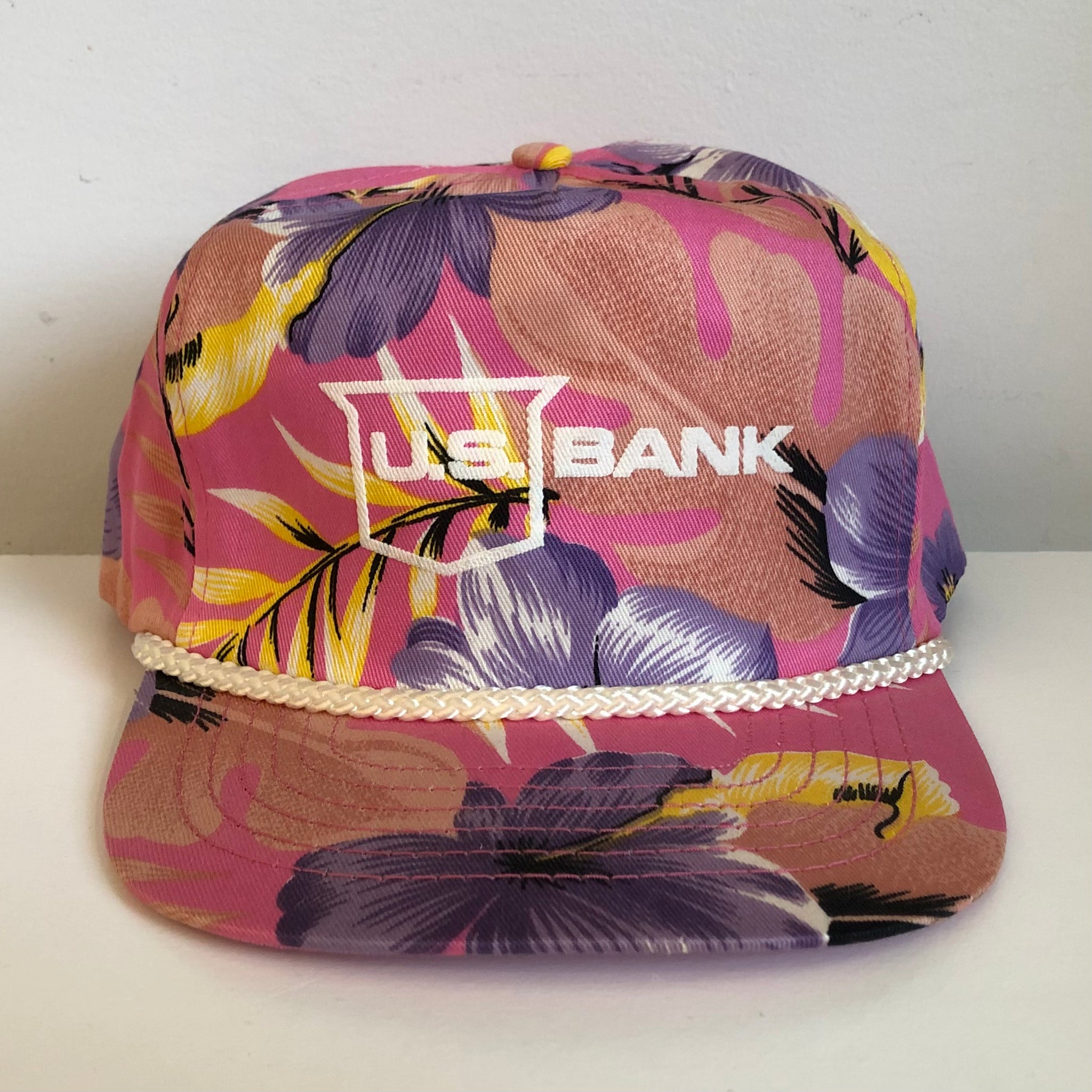 Vintage US Bank Snapback Hat