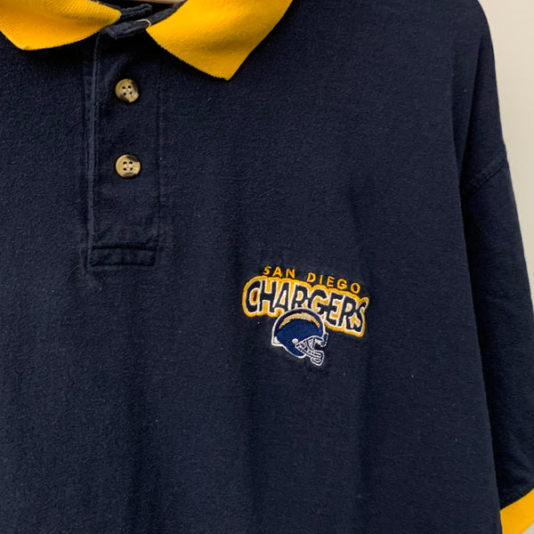 Vintage San Diego Chargers Polo Shirt L