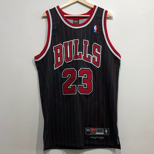 Nike Chicago Bulls Michael Jordan Authentic Pinstripe Jersey (Size