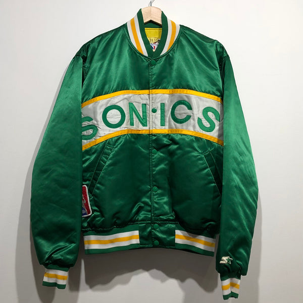 Vintage Seattle SuperSonics Starter Jacket Satin L
