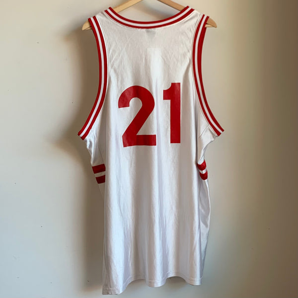Vintage Louisville Cardinals Basketball Jersey XL Laundry