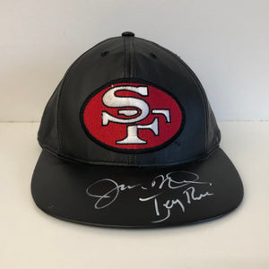 Vintage San Francisco 49ers Leather Hat Autographed