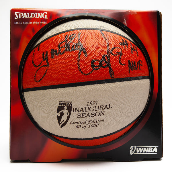 1997 Cynthia Cooper WNBA Inaugural Season Autographed Ball
