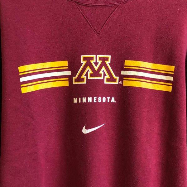Vintage Minnesota Golden Gophers Sweatshirt Nike L
