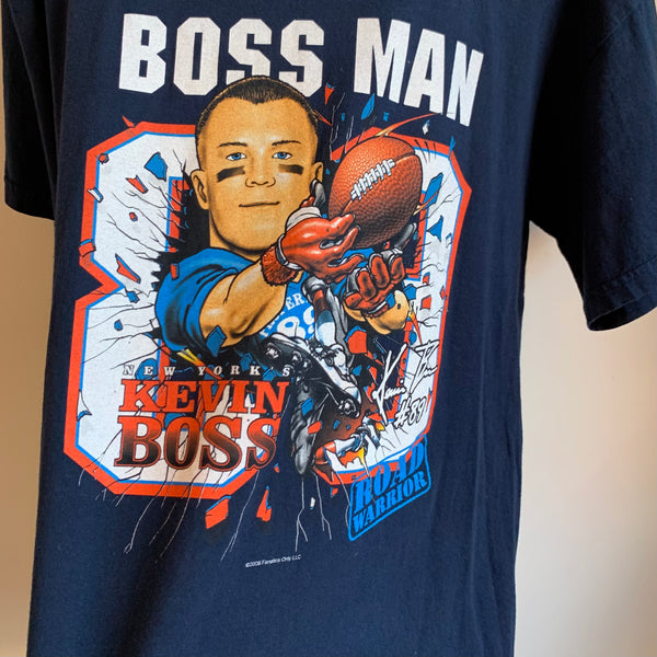 Vintage Kevin Boss New York Giants Shirt Caricature L Laundry