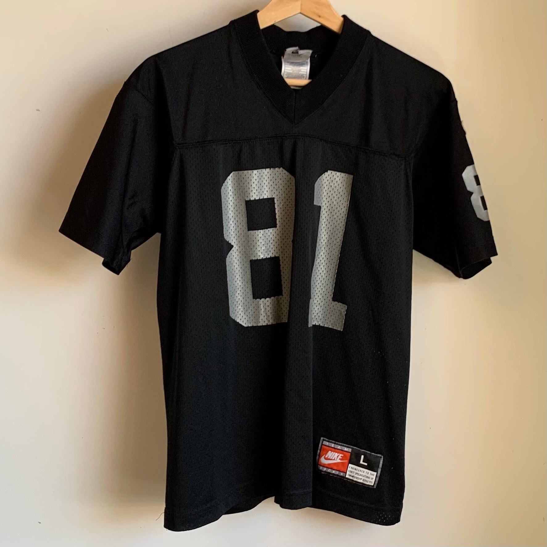 Vintage Tim Brown Oakland Raiders Jersey Youth L Laundry