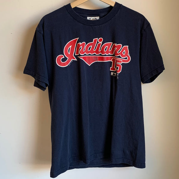 Vintage Sandy Alomar Jr Cleveland Indians Jersey Shirt M Laundry