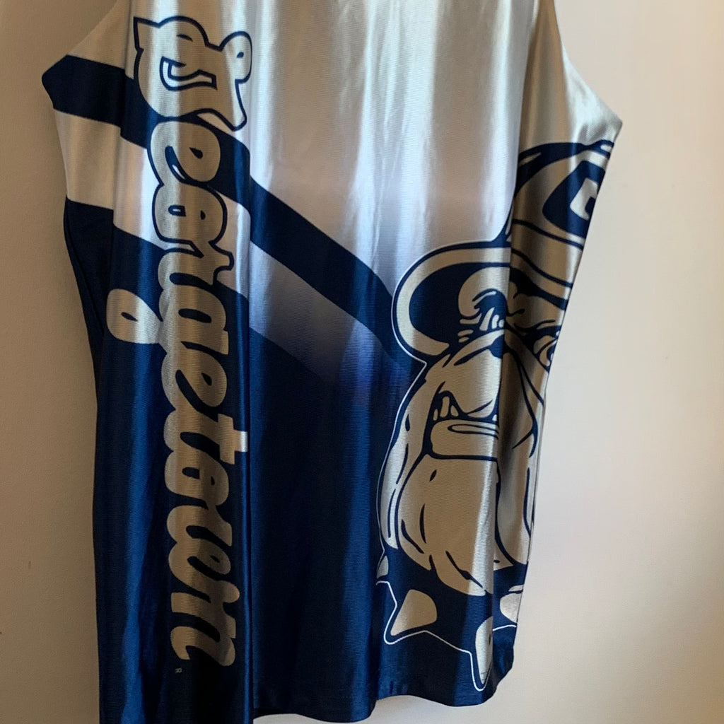 Vintage Georgetown Hoyas Starter Baseball Jersey Size Medium 90s