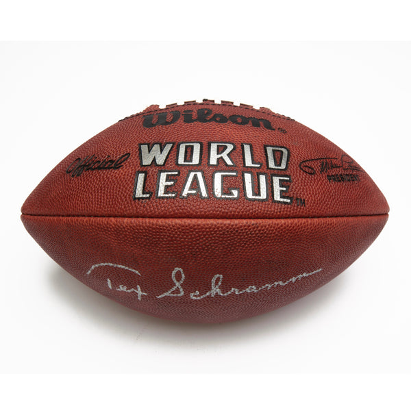 Tex Schramm World Football League Autographed Ball