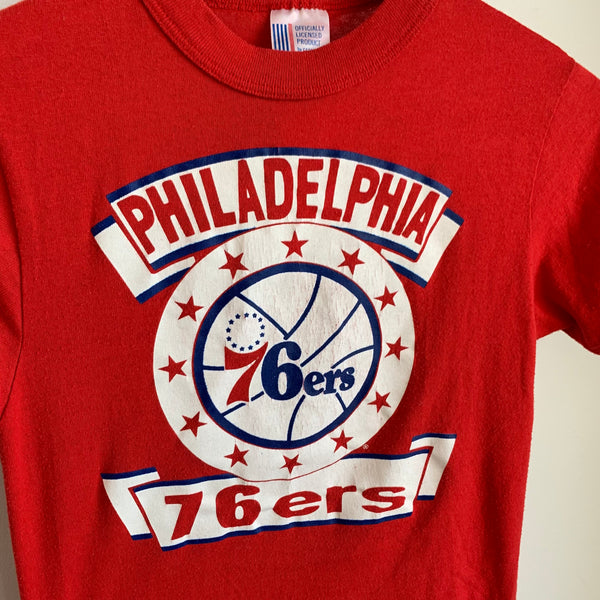 Vintage Philadelphia 76ers Shirt Youth L