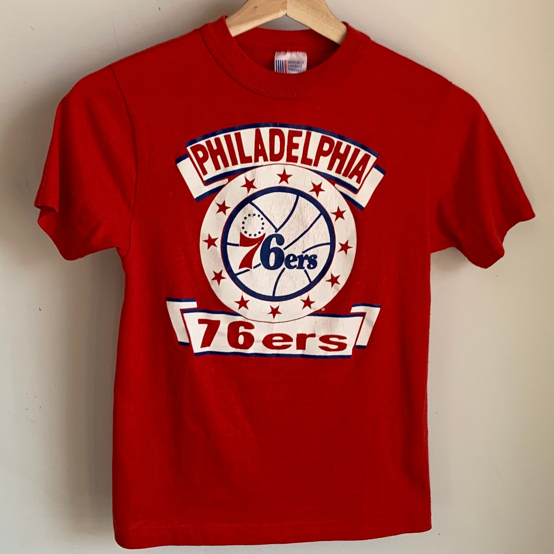 Vintage Philadelphia 76ers Shirt Youth L