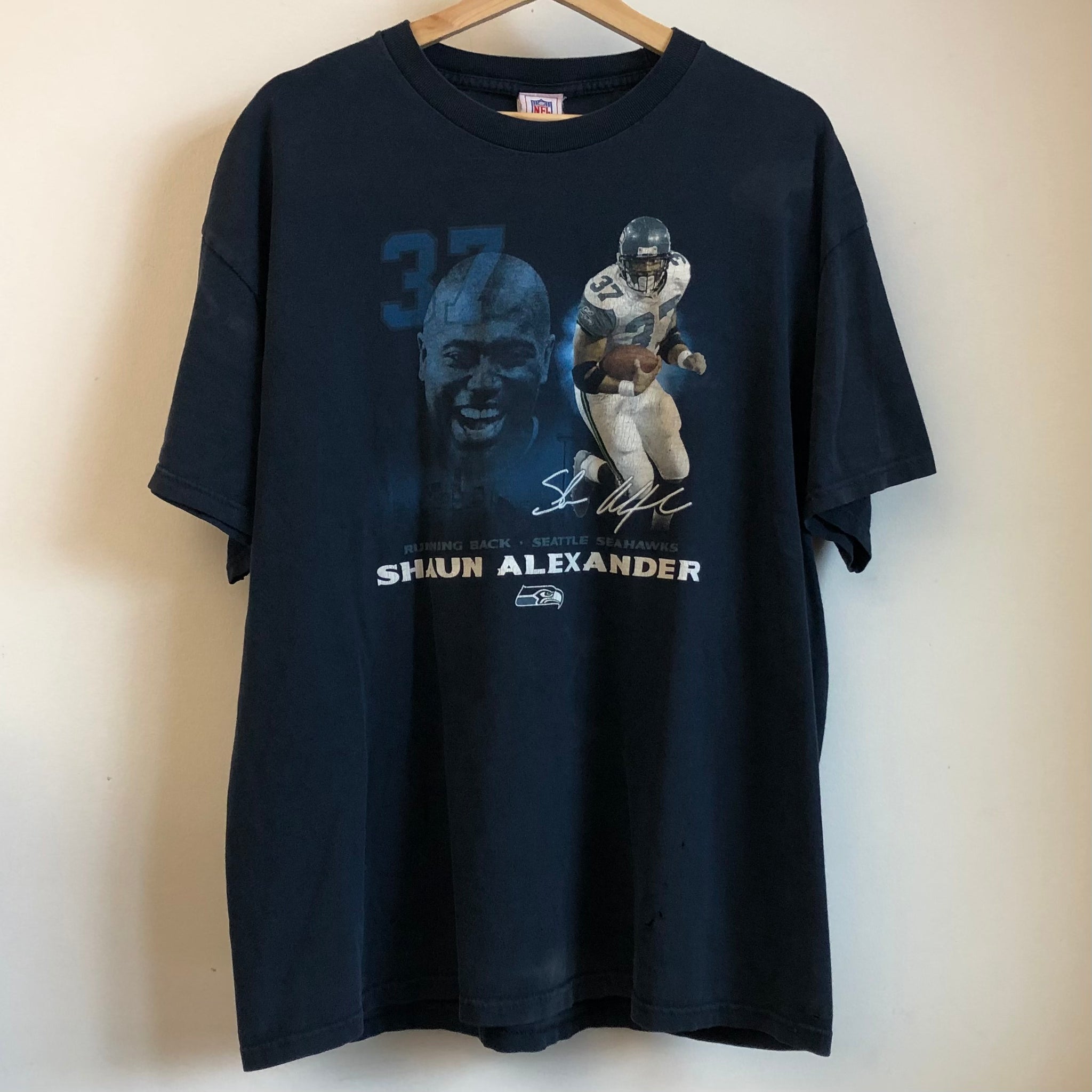 Vintage Shaun Alexander Seattle Seahawks Shirt XL
