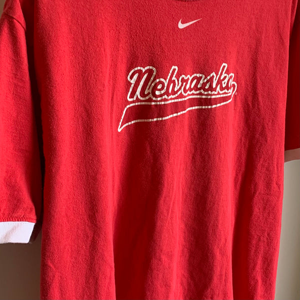 Vintage Nebraska Corn Huskers Shirt Nike M