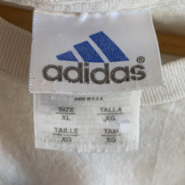 adidas White Logo Tee Shirt