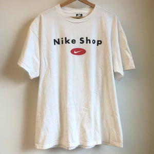 Vintage Nike Shop Shirt Big Swoosh L
