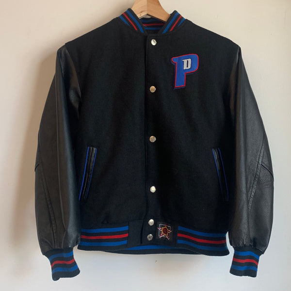 Vintage Detroit Pistons Jacket Jeff Hamilton Reversible Youth S