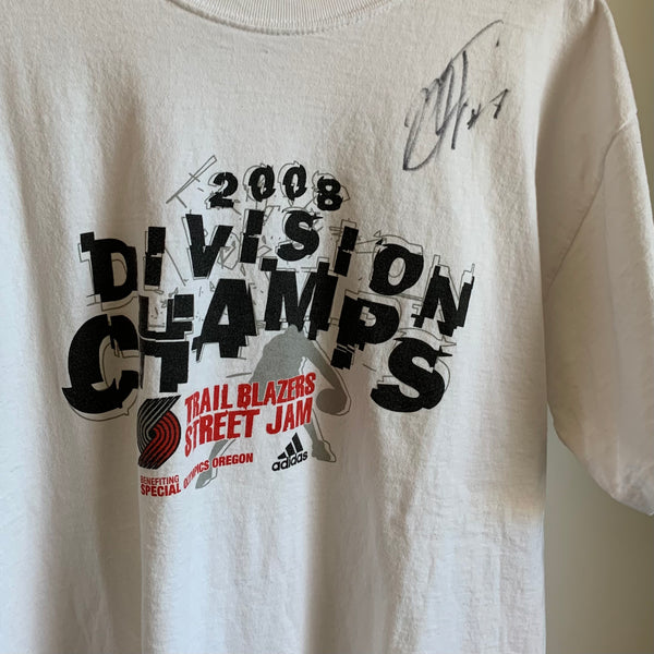 Vintage Portland Trail Blazers Shirt Division Champs L