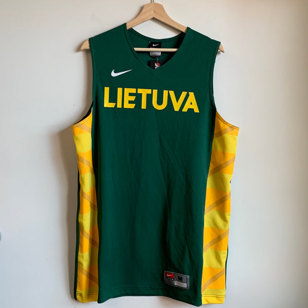 Lithuania Basketball Jersey M