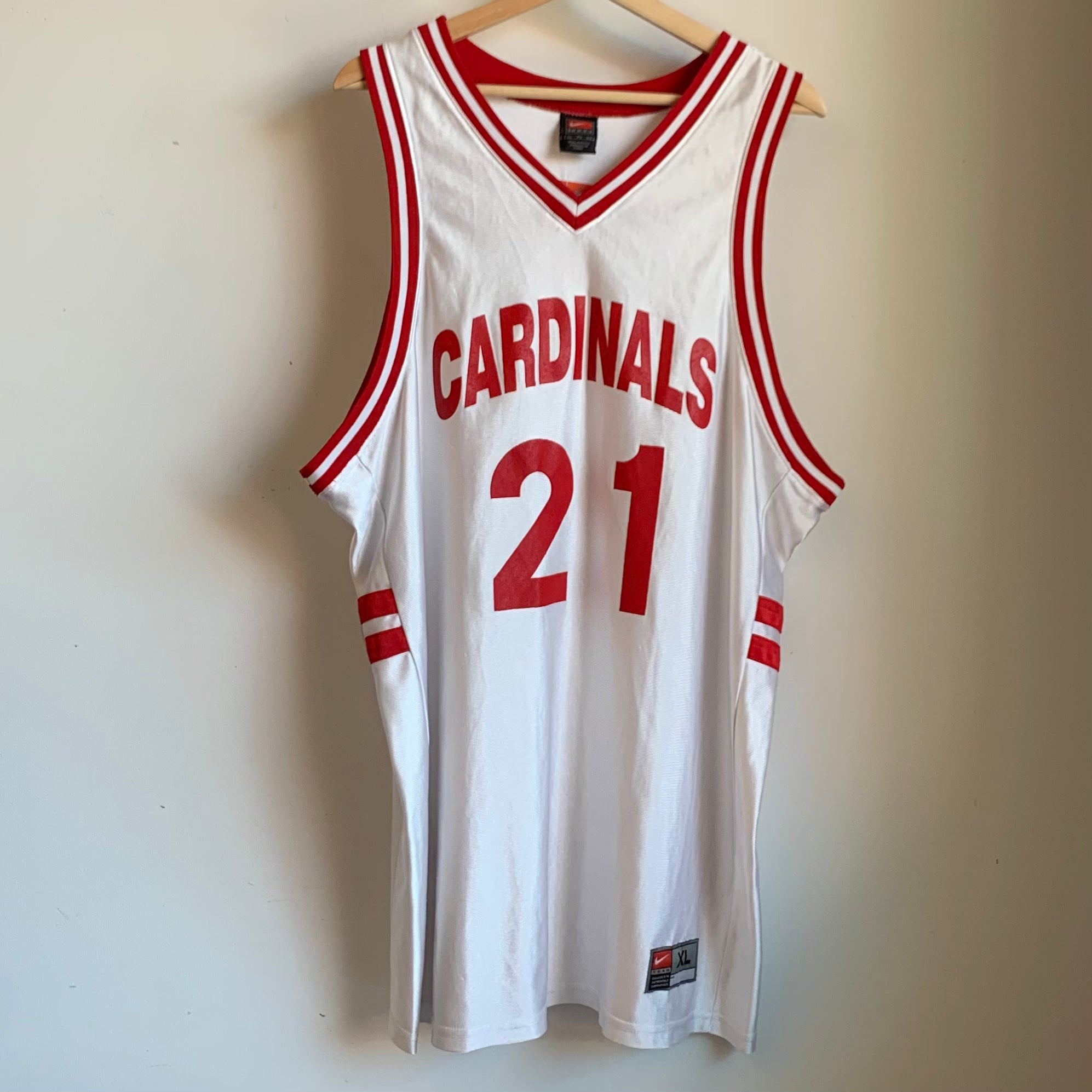 Vintage Louisville Cardinals Basketball Jersey XL Laundry
