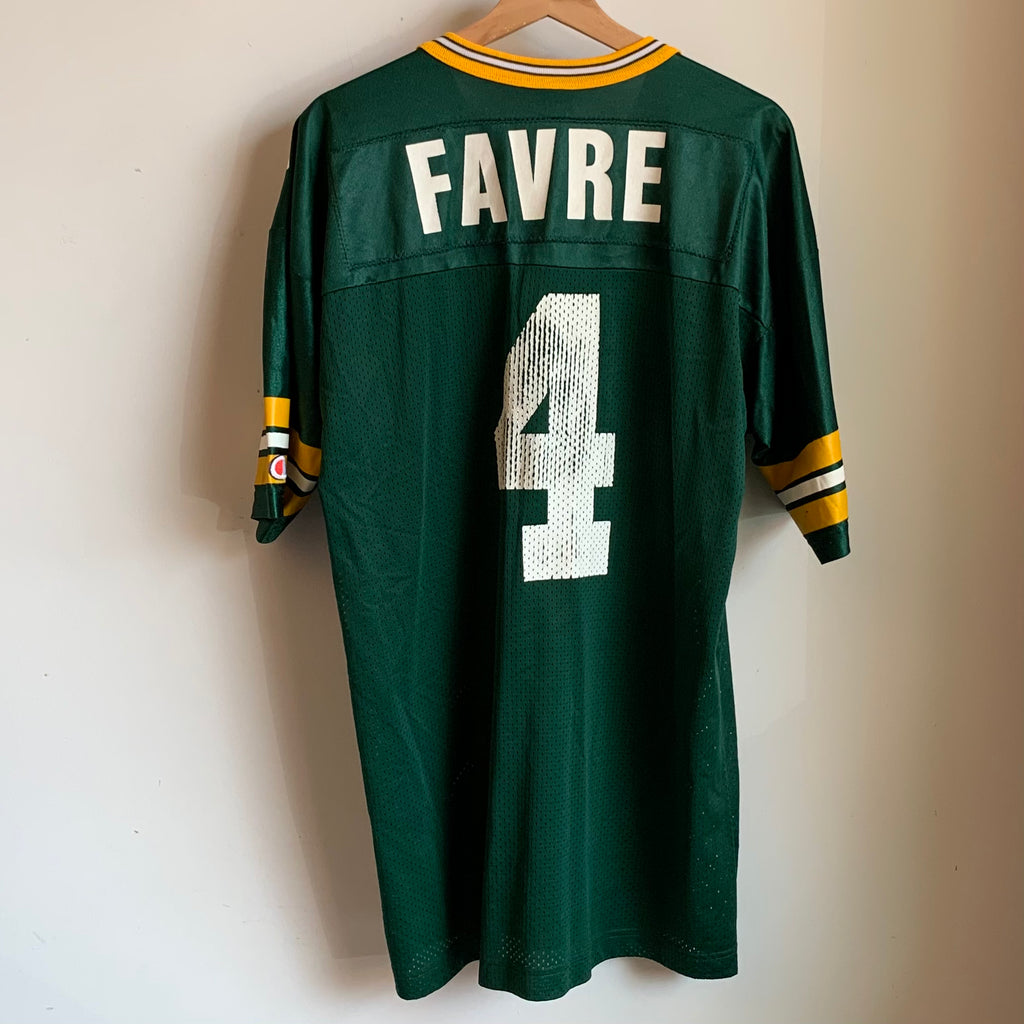 Vintage Brett Favre Green Bay Packers Jersey L Laundry