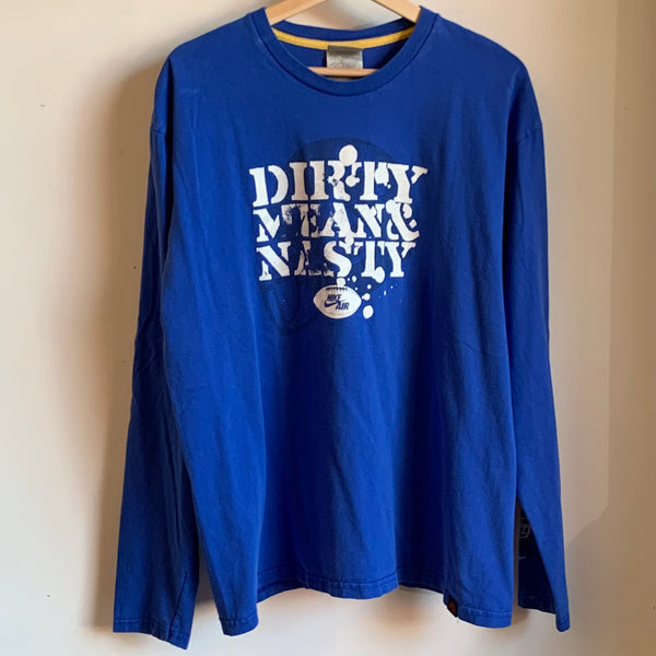 Vintage Nike Football Shirt Dirty Mean & Nasty XL