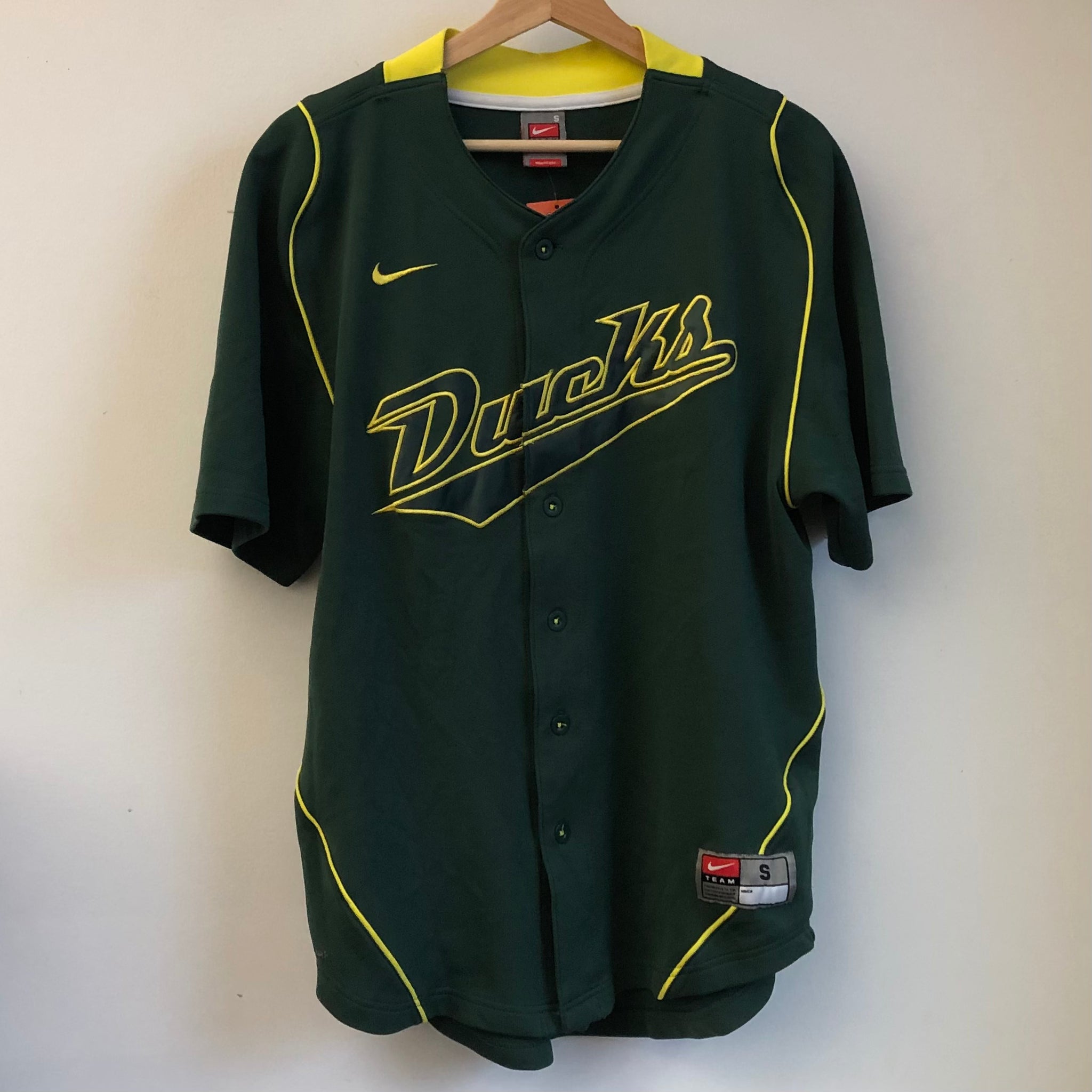 Vintage Oregon Ducks Baseball Jersey S