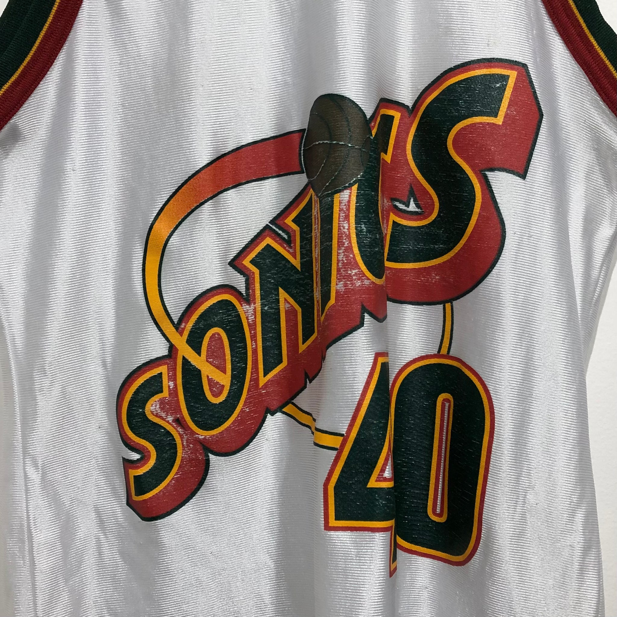 Vintage Shawn Kemp Seattle Supersonics Champion high quality NBA Jersey