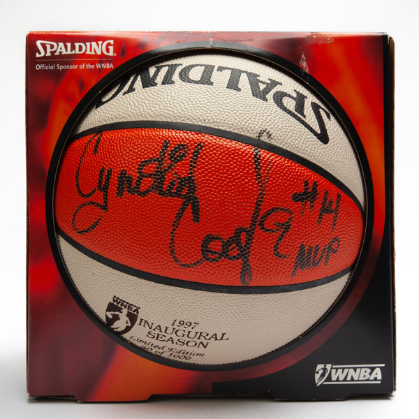 1997 Cynthia Cooper WNBA Inaugural Season Autographed Ball