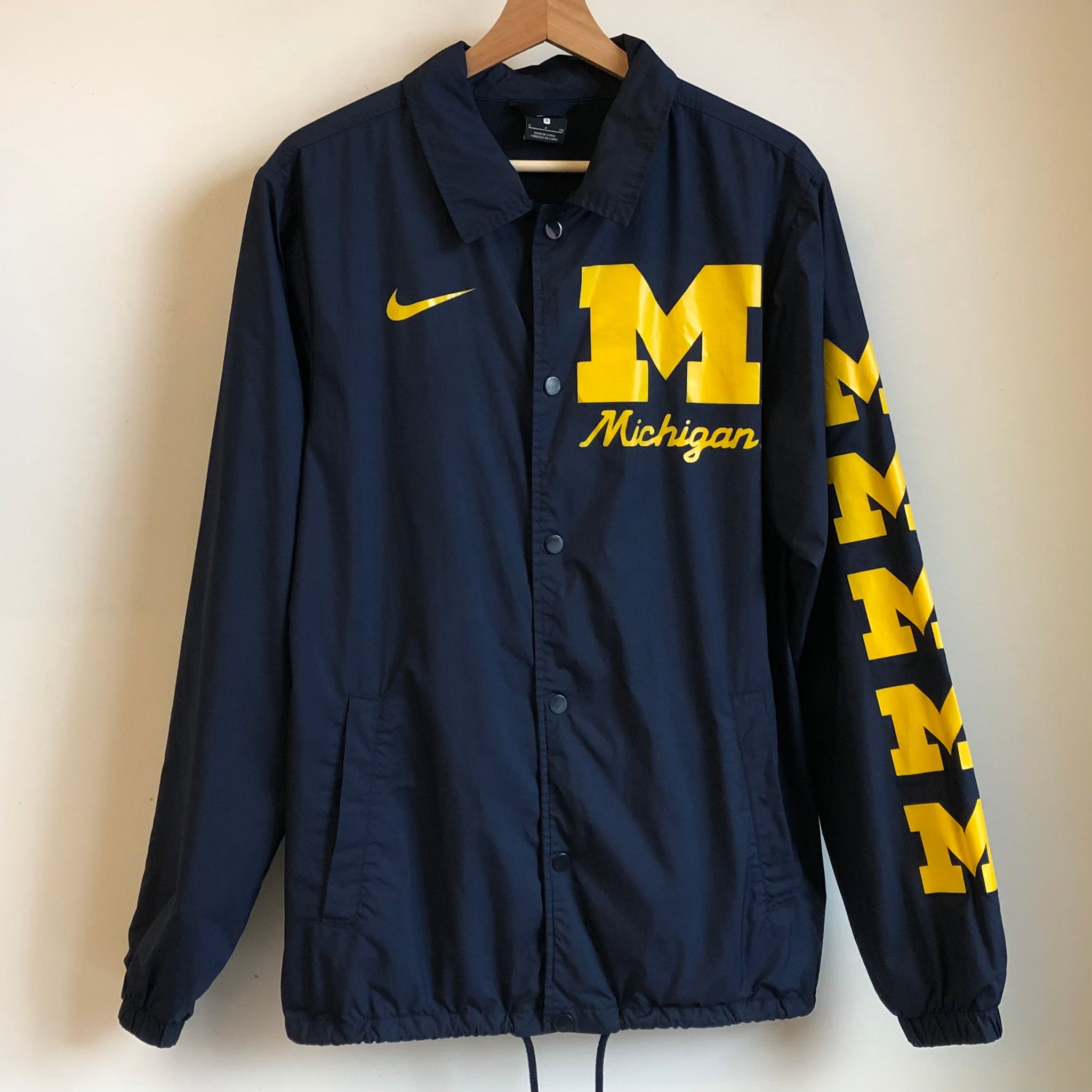 Michigan Wolverines Jacket Nike S