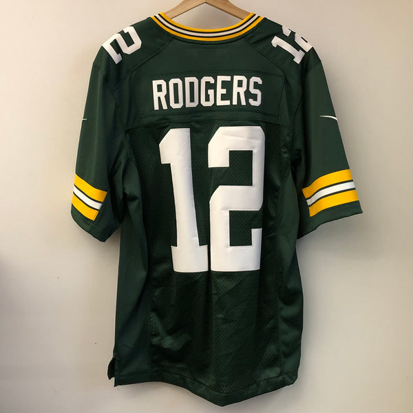 Aaron Rodgers Green Bay Packers Nike Captain Vapor Limited Jersey - Green