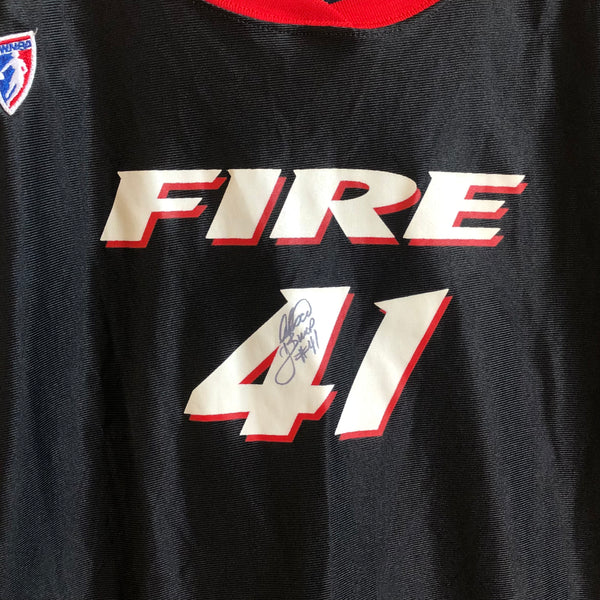 Vintage Alisa Burras Portland Fire Jersey WNBA Signed XL – Laundry