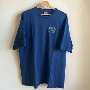 Champion Seattle Seahawks Blue/White/Green Tee Shirt