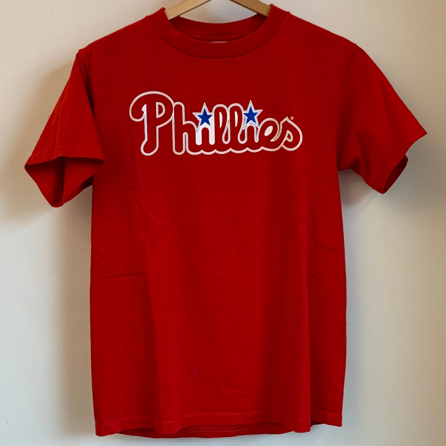 Jim Thome Phillies Tshirt sz L – First Team Vintage