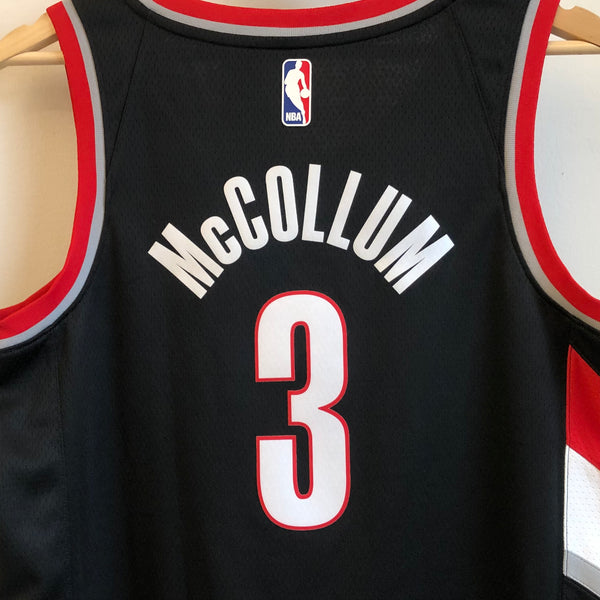 Nike Men's Red Portland Trail Blazer NBA CJ McCollum Sleeveless Jersey XL