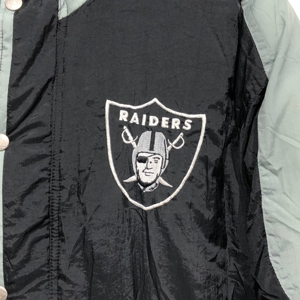 Vintage Los Angeles Raiders Parka Jacket Youth L