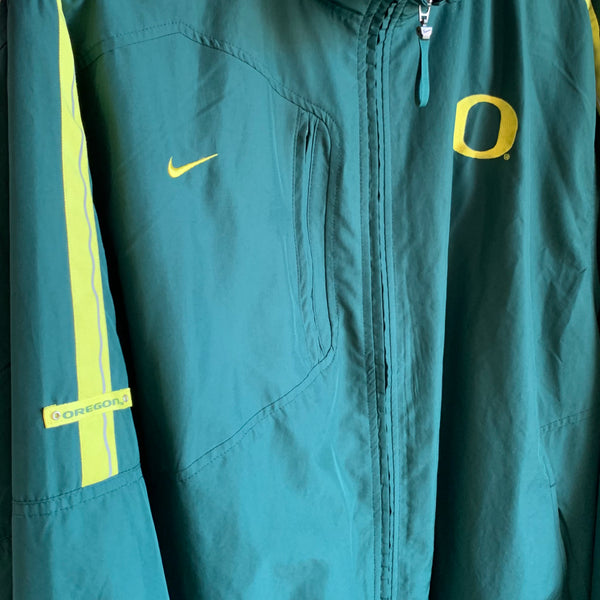 Vintage Oregon Ducks Jacket Windbreaker Nike L