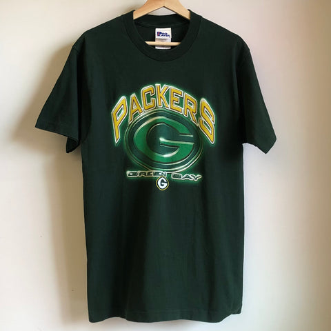 Vintage Green Bay Packers 1998 T Shirt Tee Lee Sport Made USA Size