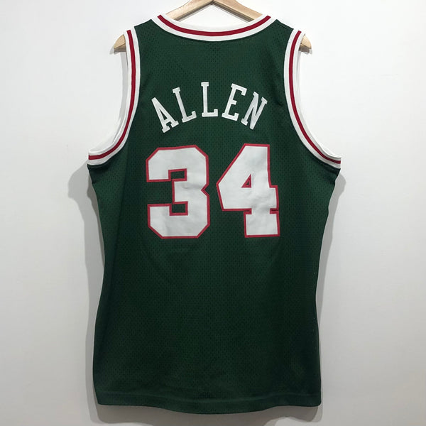Vintage Ray Allen Milwaukee Bucks Jersey L