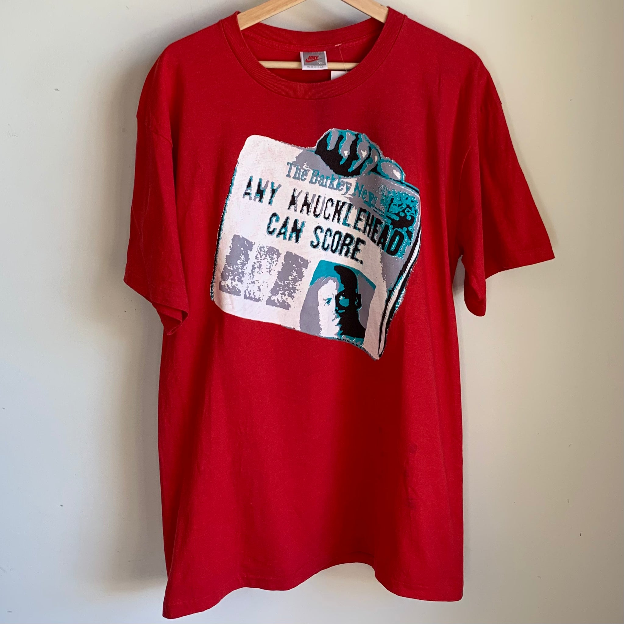 Vintage Charles Barkley Shirt Nike Grey Tag XL Laundry