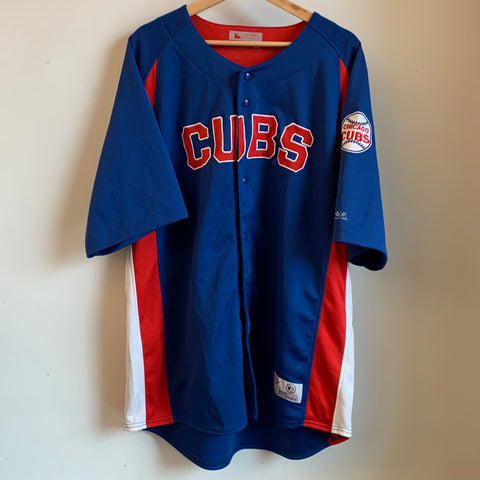 Vintage Chicago Cubs MLB Baseball Jersey Grey Large, Vintage Online